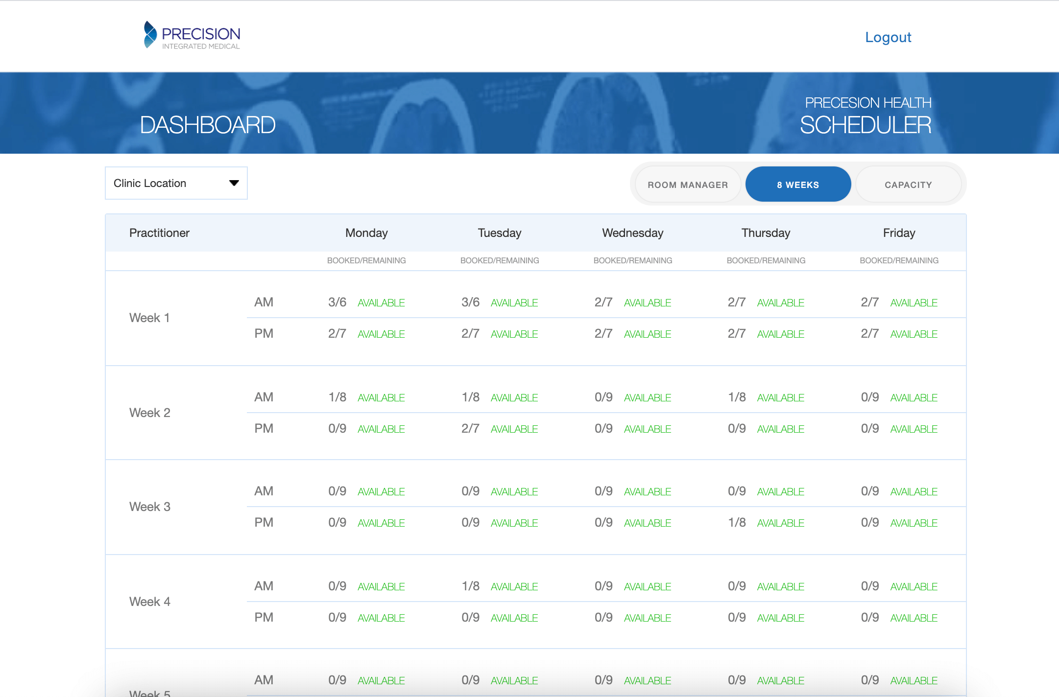 Precision Health Scheduling Platform