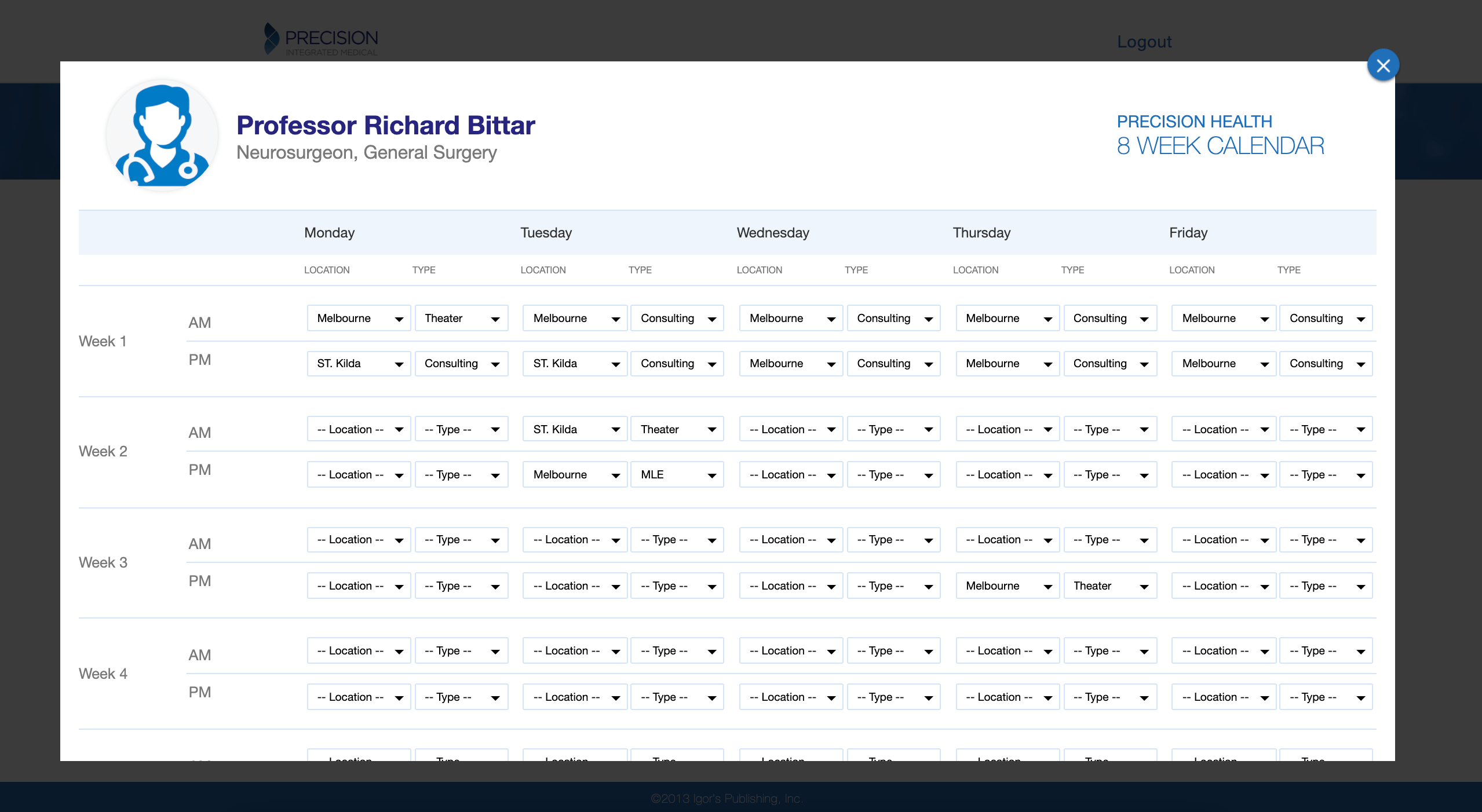 Precision Health Scheduling Platform