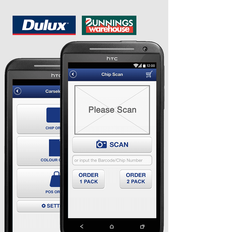 Dulux Barcode Scanning App